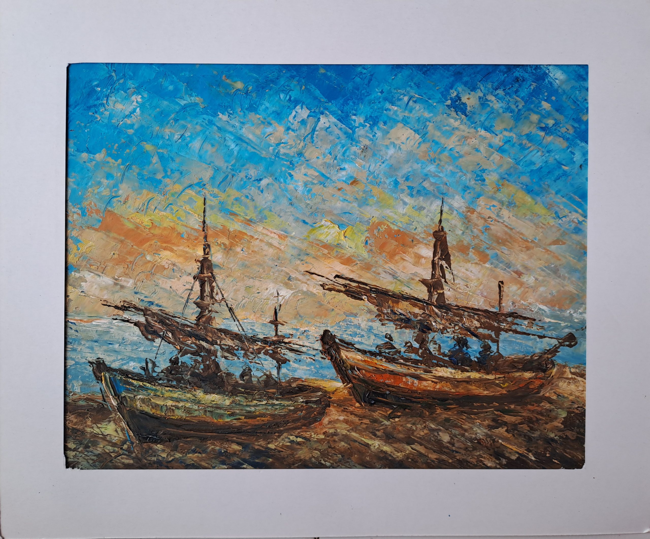 hand-painted-shoreline-boats-scene-20-x-25-cm